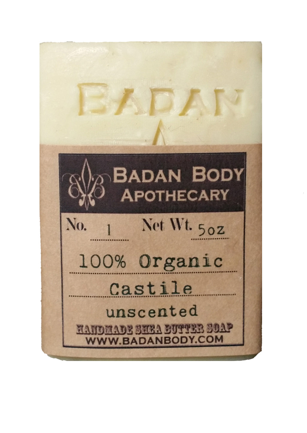 Organic Olive Oil Castile Soap Unscented