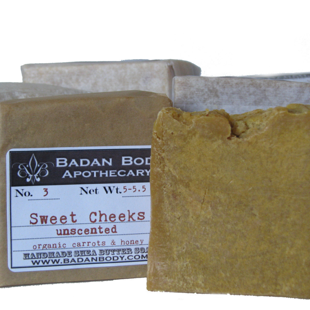 Sweet Cheeks: Organic Carrot and Honey Soap - BadanBody