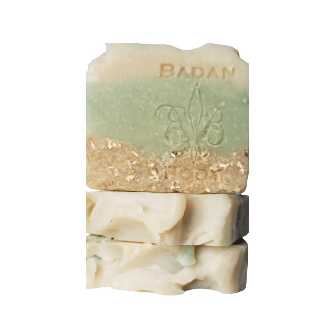 Creme de Menthe & Oatmeal Shea Butter Soap - BadanBody