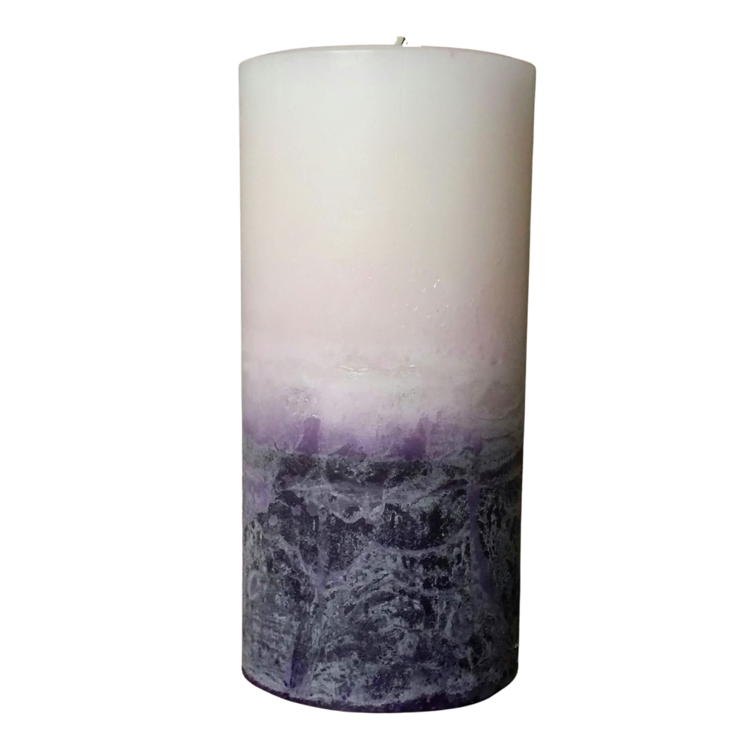 Lavender Scented Pillar Candle Collection - BadanBody