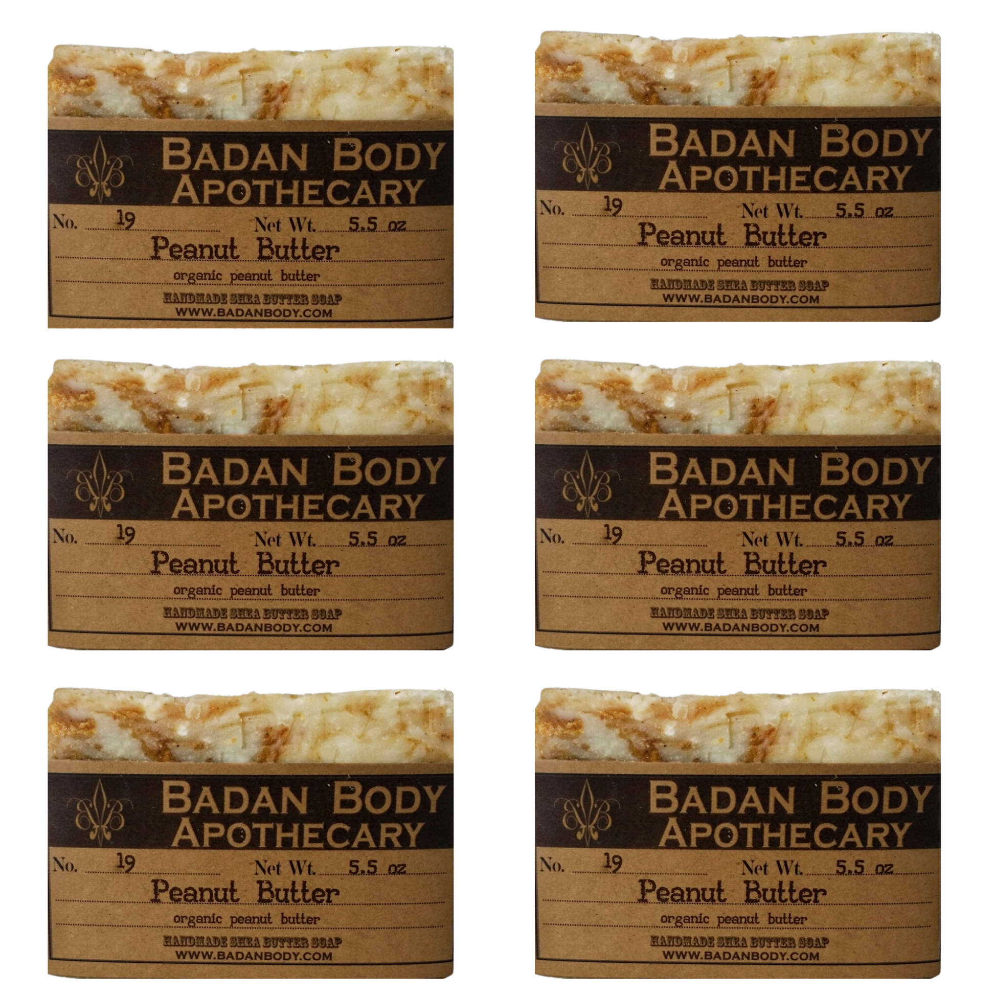 Organic Peanut Butter Soap - BadanBody