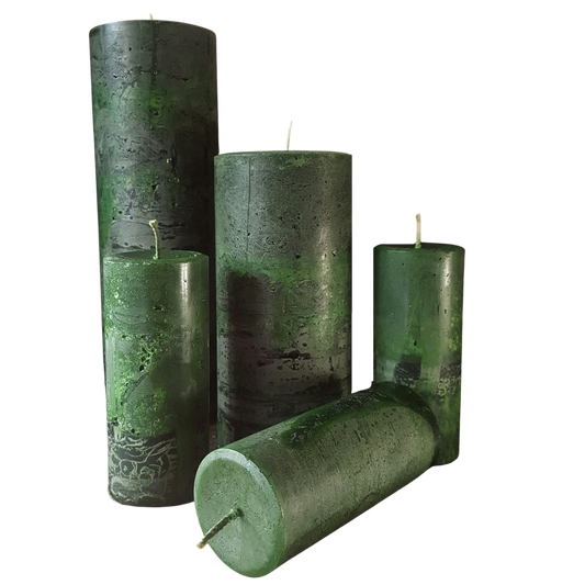 Winter Forest Pillar Candle Set - BadanBody