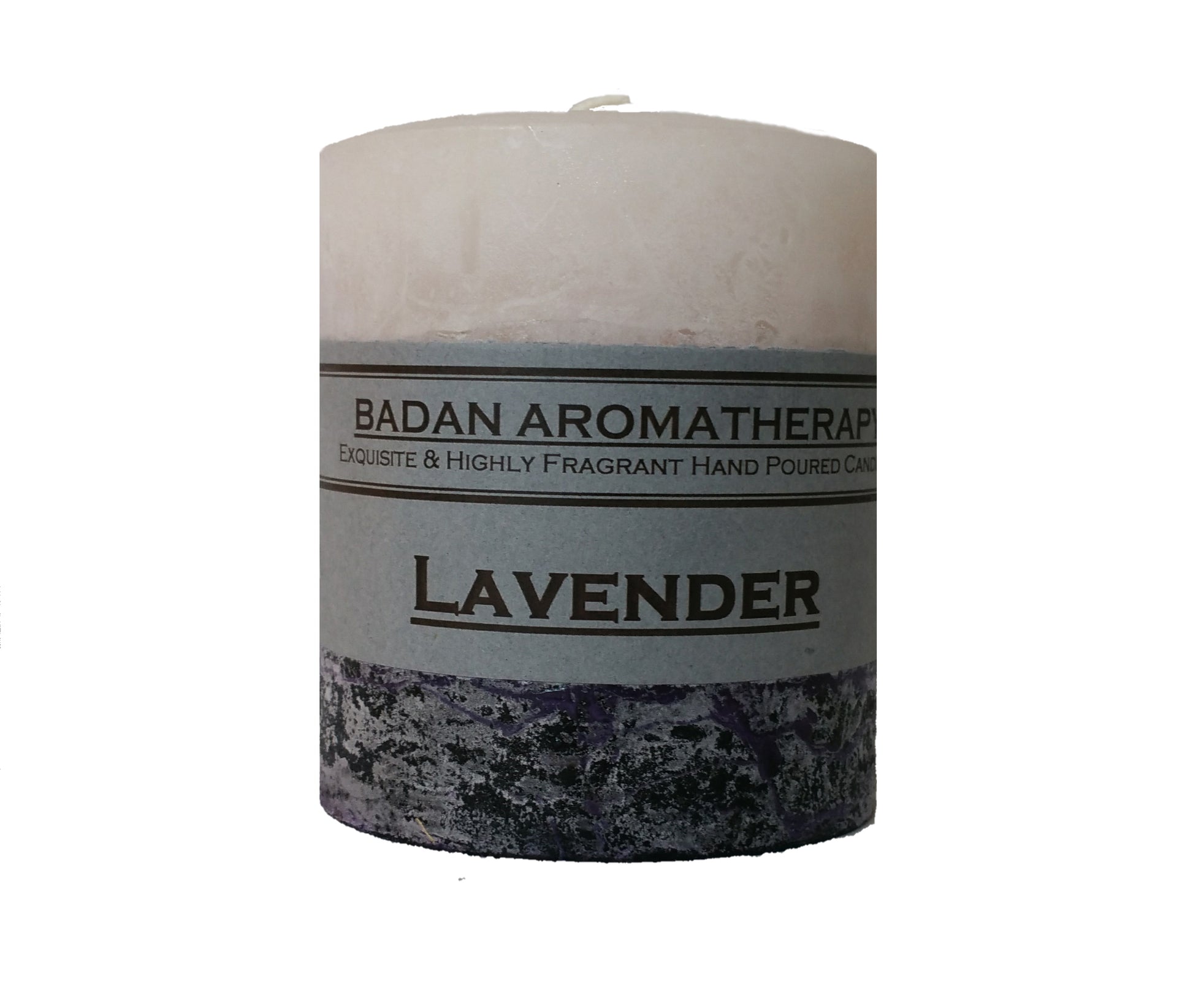 Lavender Scented Pillar Candle Collection - BadanBody