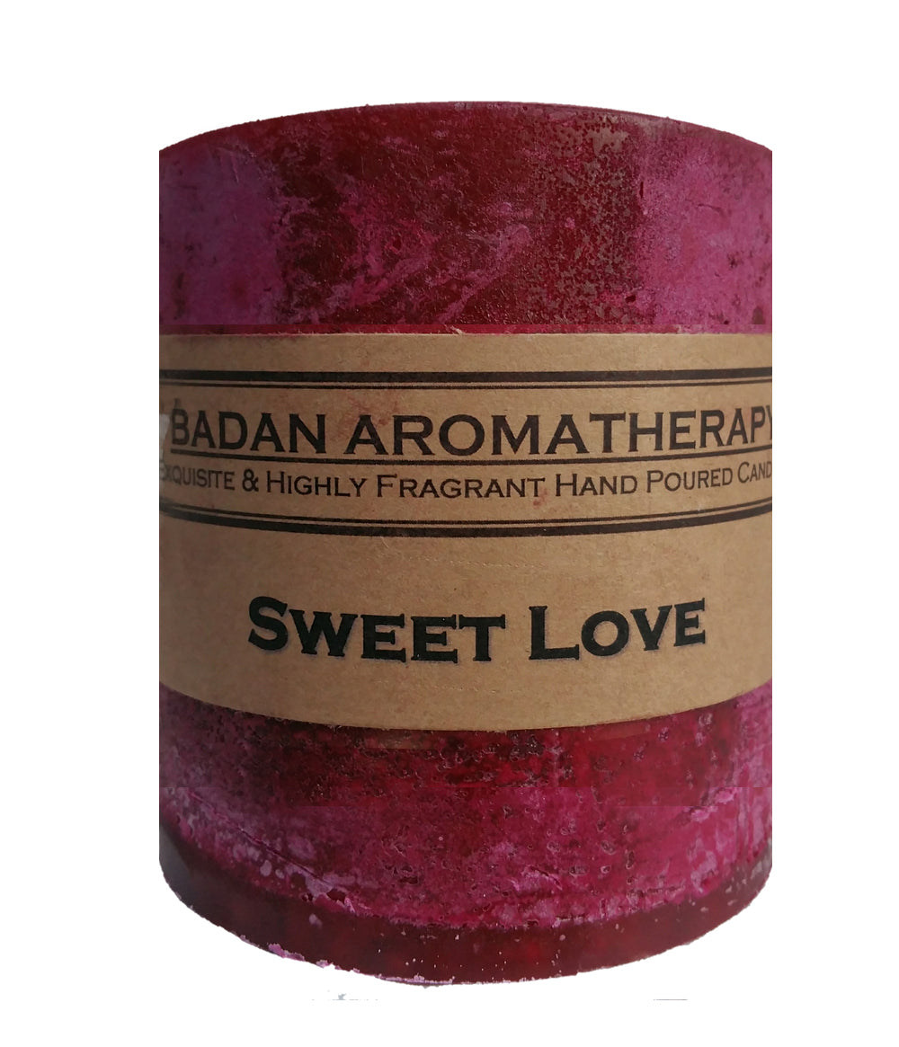 Sweet Love Pillar Candle Collection - BadanBody
