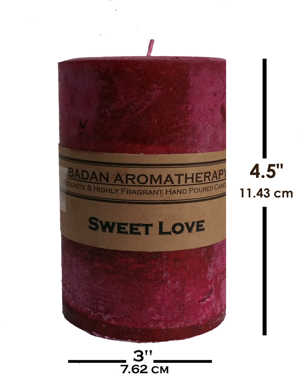 Sweet Love Pillar Candle Collection - BadanBody