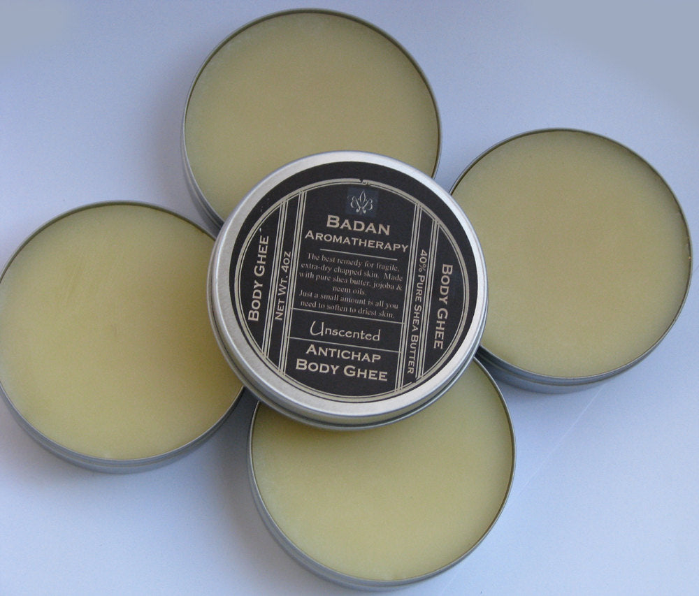 UNSCENTED Body Butter Natural & Organic - Intensive Moisturizer for Dry Skin - BadanBody