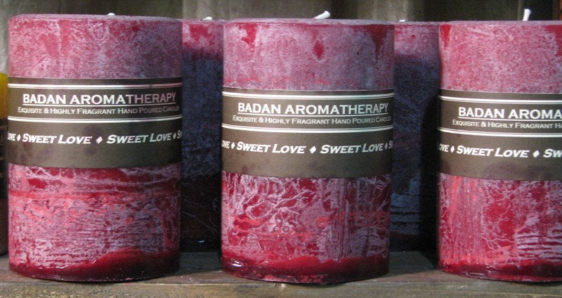 Sweet Love Pillar Candle Collection - BadanBody