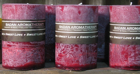 Sweet Love Pillar Candle Collection - BadanBody