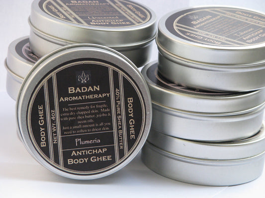 PLUMERIA Body Butter Natural & Organic  - Intensive Moisturizer for Dry Skin - BadanBody