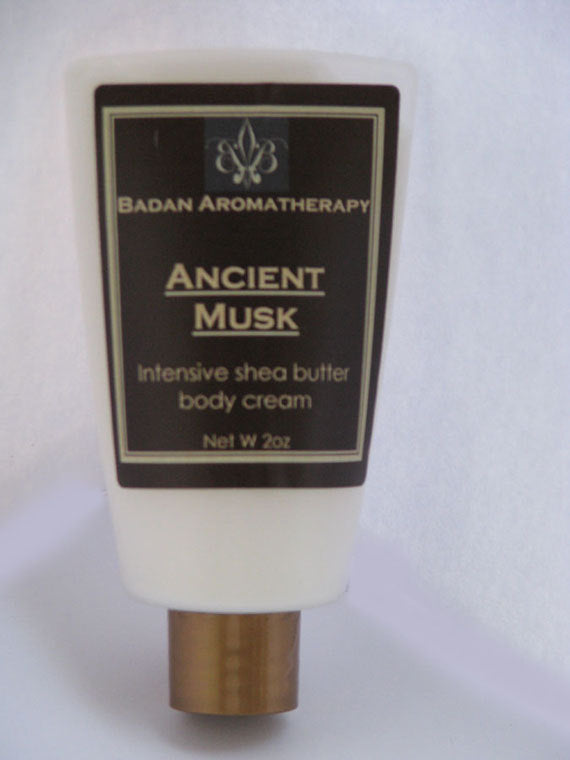 Ancient Musk Intensive Shea Butter Body & Hand Cream 2oz Travel Size - BadanBody