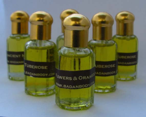 Neroli, Orange Blossom Perfume Oil, Vintage Glass Bottle .5oz - BadanBody