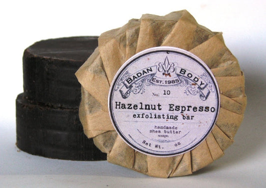 Organic Hazelnut Espresso Shea Butter Soap - BadanBody