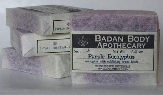 Purple Eucalyptus Exfoliating Shea Butter Soap - BadanBody