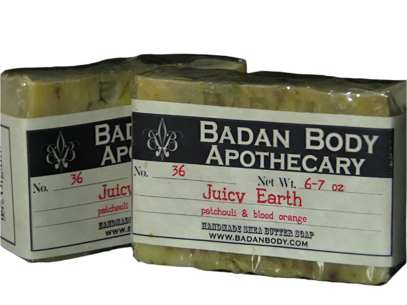 Natural Blood Orange & Patchouli Essential Oil Vegan Shea Butter Soap - BadanBody