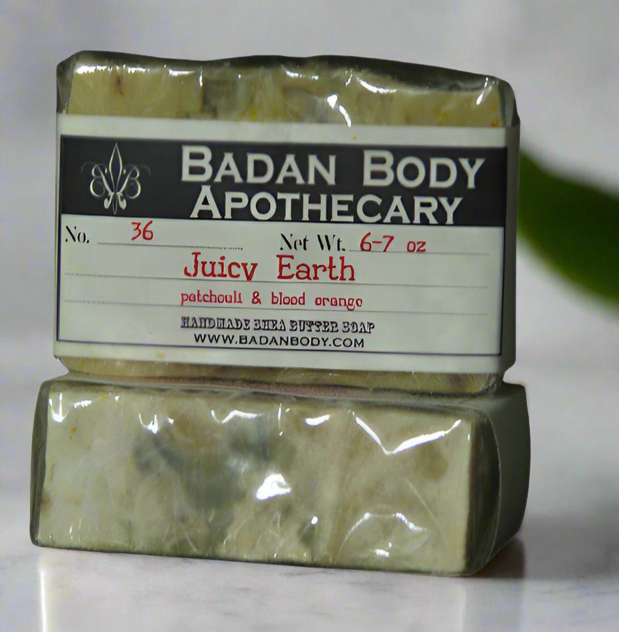 Natural Blood Orange & Patchouli Essential Oil Vegan Shea Butter Soap - BadanBody