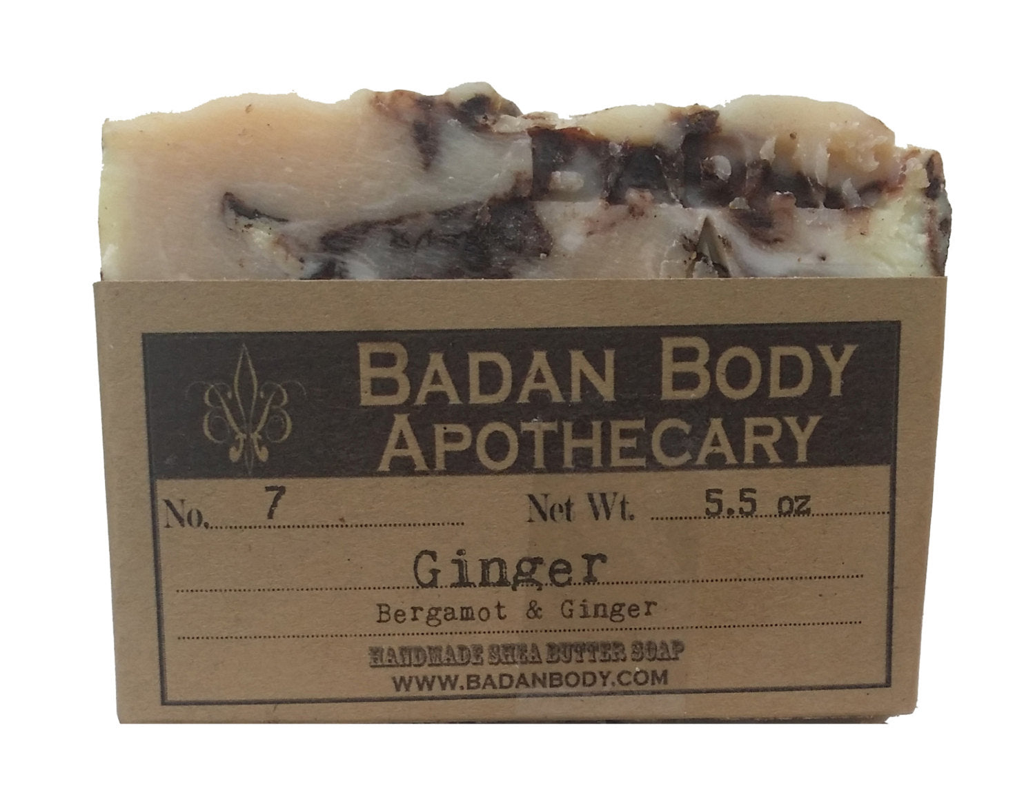 Bergamot & Ginger Handmade Shea Butter Soap - BadanBody