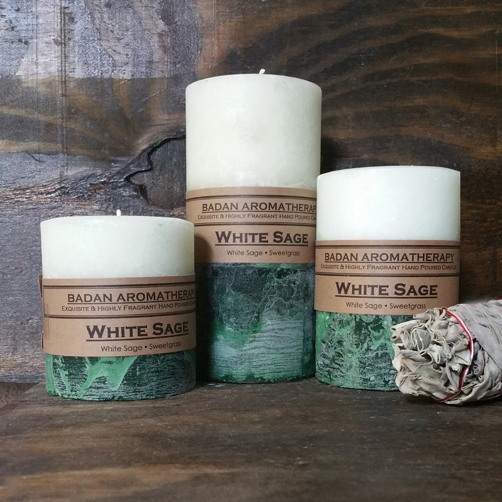 White Sage Candle Collection