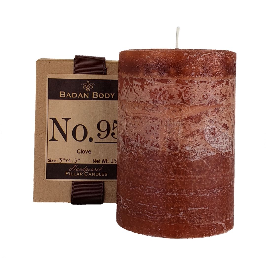 Fragrant CLOVE Pillar Candle 3x4.5