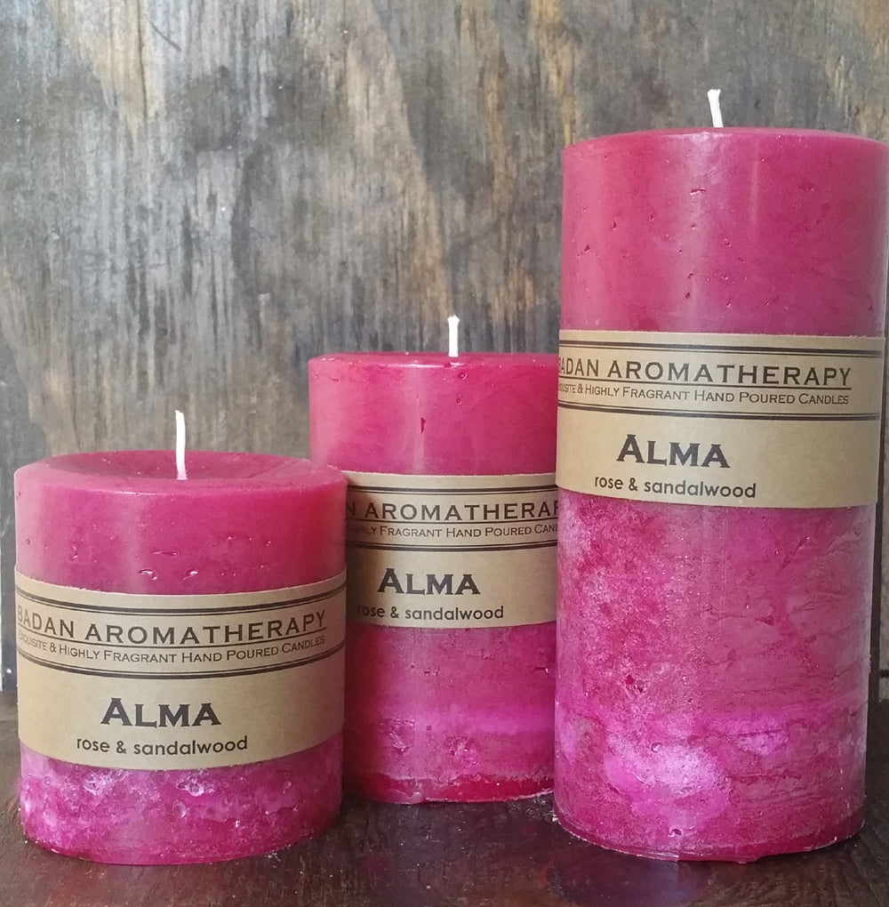Alma Pillar Candle Set of 3 - BadanBody