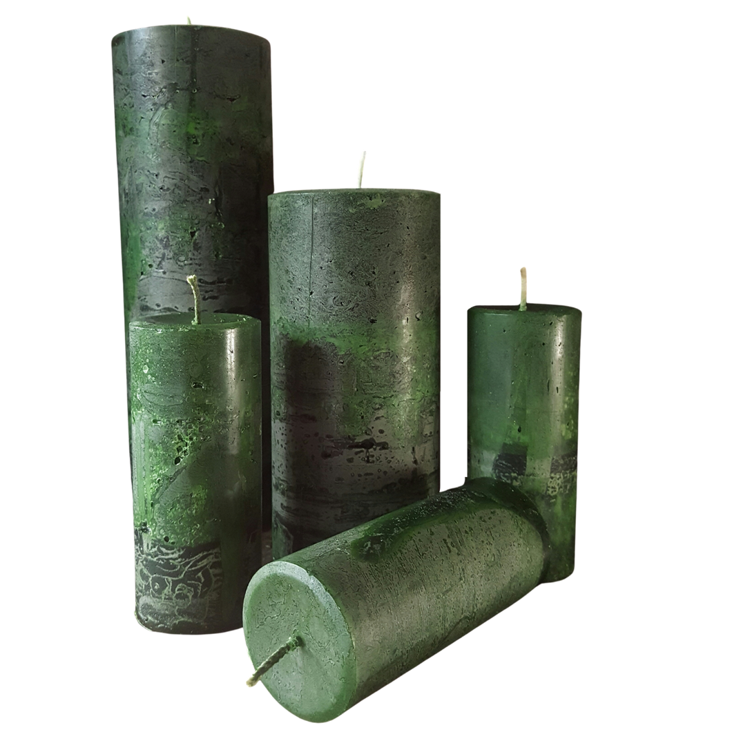 Winter Forest Pillar Candle Set - BadanBody