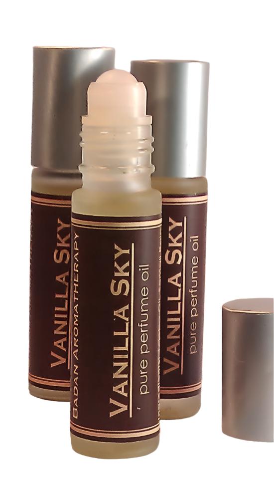 Vanilla Musk Sandalwood Essential Perfume Oil-Roll On Perfume Oil - BadanBody