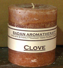Candle: Fragrant CLOVE Pillar Candle 3x3.5 - BadanBody