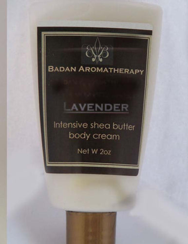 Lavender Body Cream: 2oz  Lavender Intensive Shea Butter Body Cream - BadanBody
