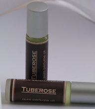 Fragrant Hawaiian Tuberose Perfume Oil, Roll-On Glass Bottle - BadanBody