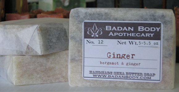 Bergamot & Ginger Handmade Shea Butter Soap - BadanBody