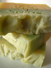Green Tea & Lemongrass Soap - Natural Handmade Soap, Shea Butter Soap, Moisturizing Soap - BadanBody