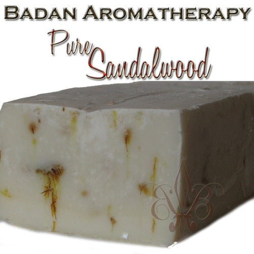 Handmade Pure Sandalwood & Calendula Shea Butter Soap - Artisan Soaps - BadanBody